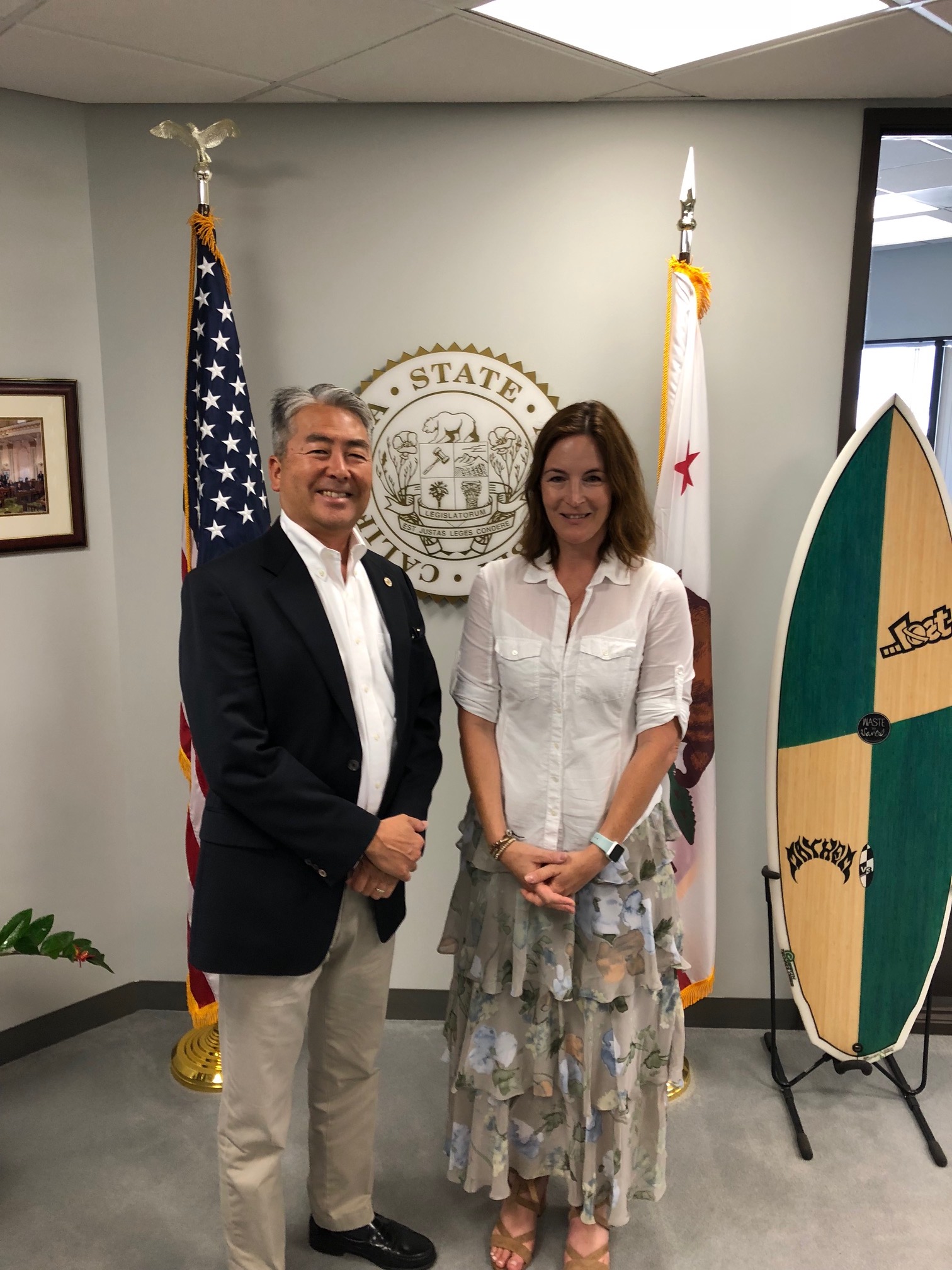 Meeting with Hermosa Beach Education Foundation President